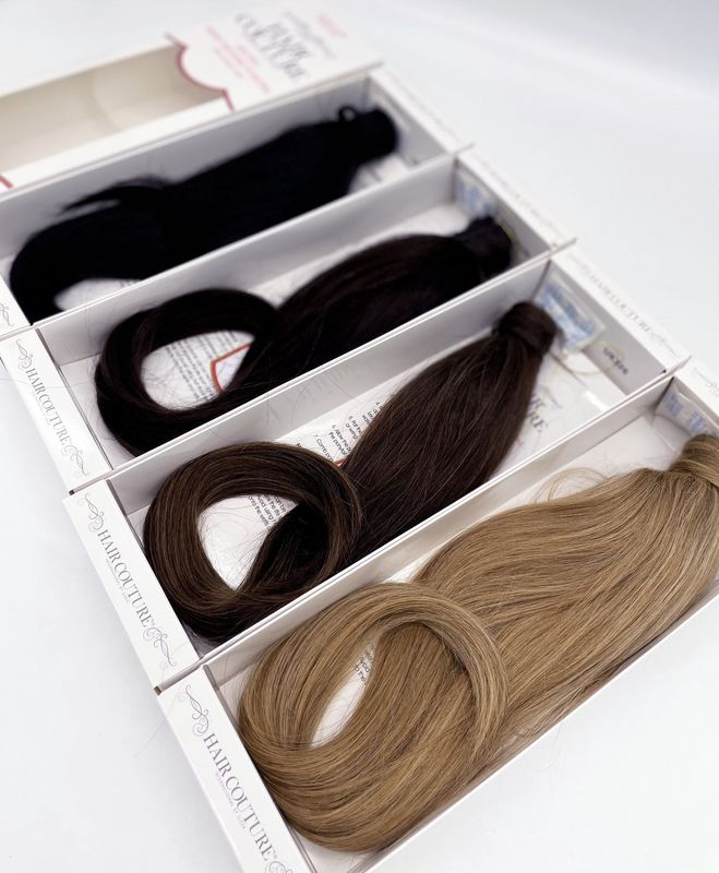 Hair Couture Human Hair Wrap Around Ponytail - Aisha 20"