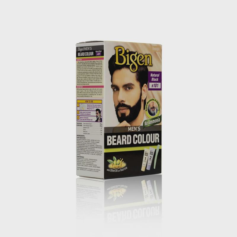 Bigen Men’s Beard Colour - Natural Black 101