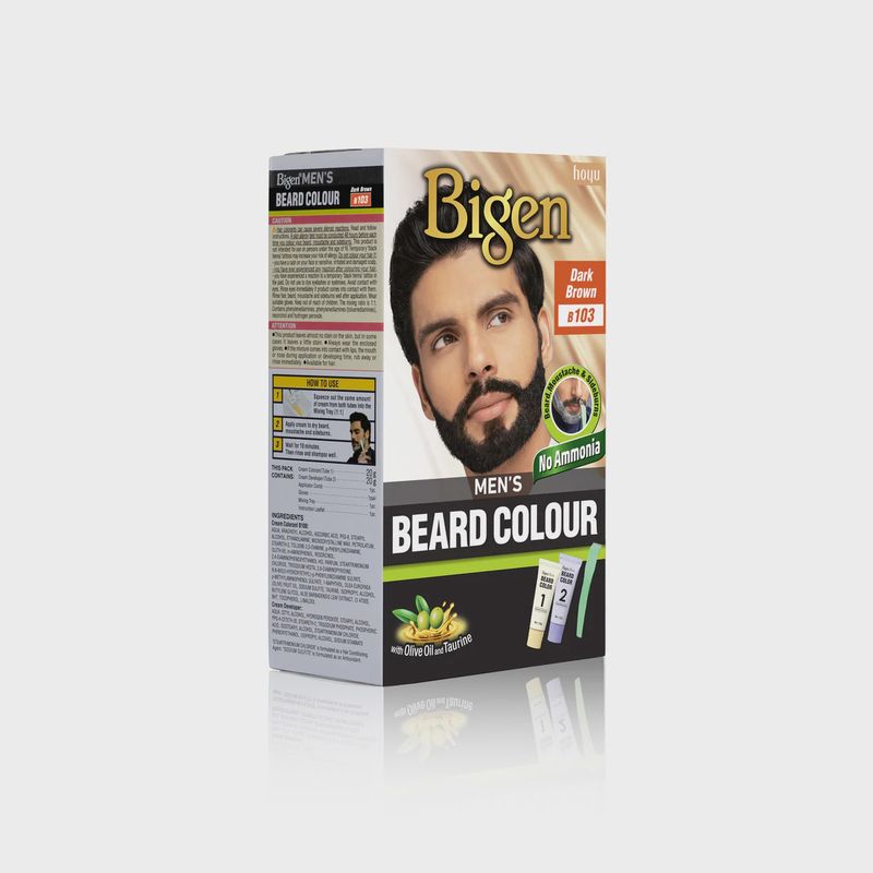 Bigen Men’s Beard Colour - Dark Brown 103
