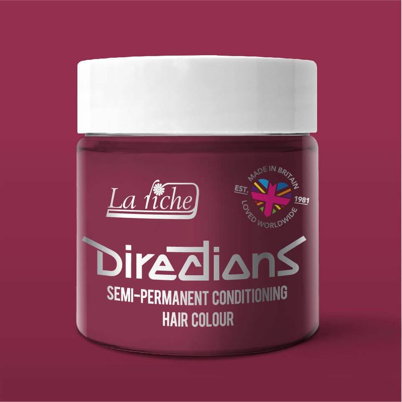 Rose Red Semi-permanent hair colour