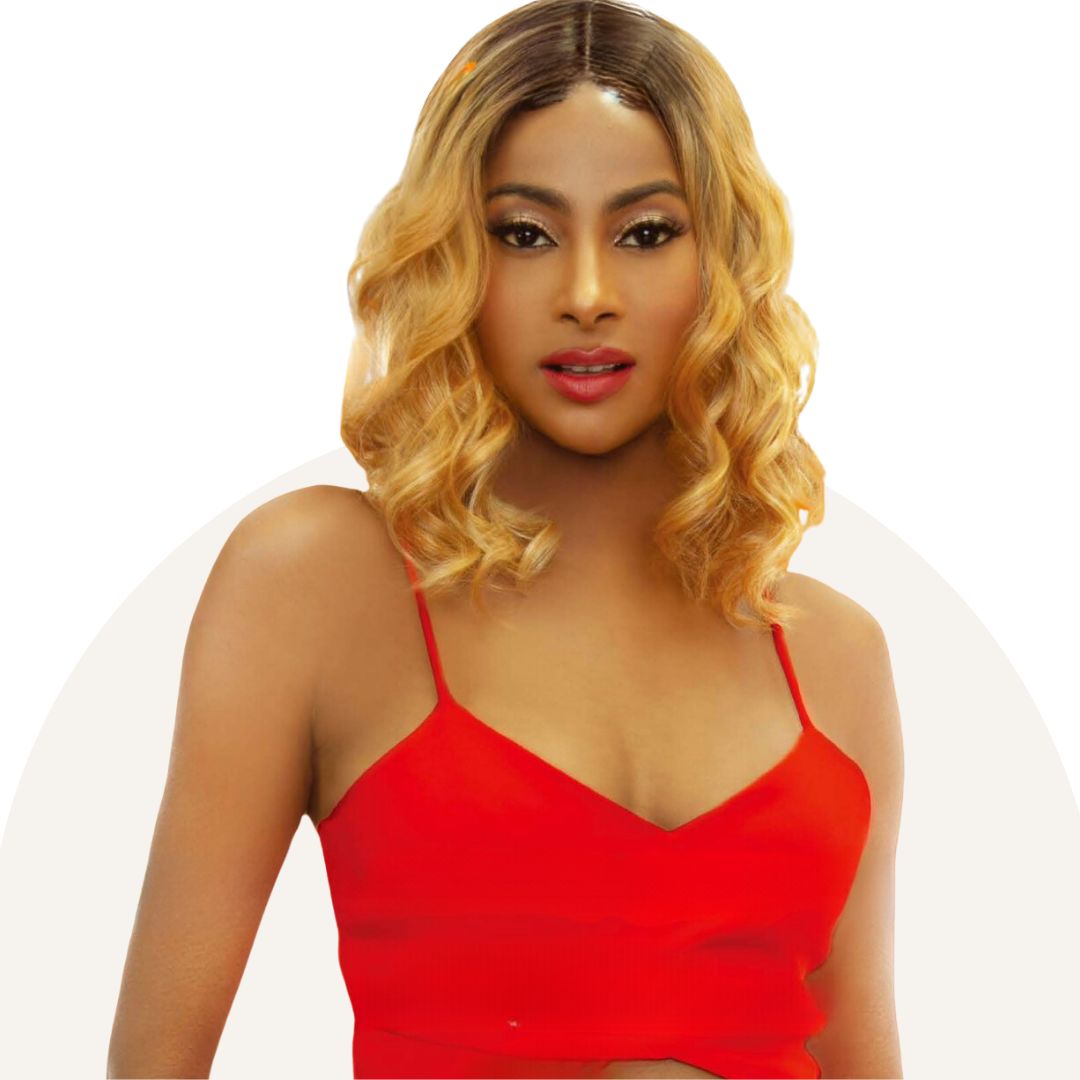 Sleek Trinity Realistic Human Hair Blend Wig