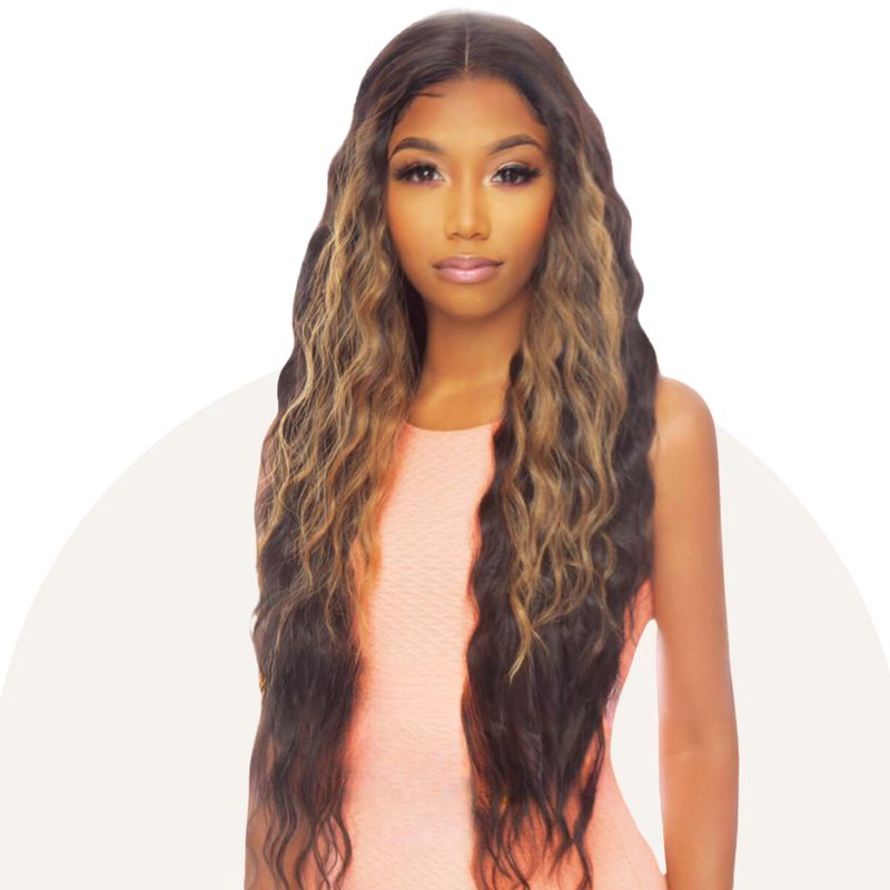 Sleek Paris 30&#39;&#39; Human Hair Blend Wig