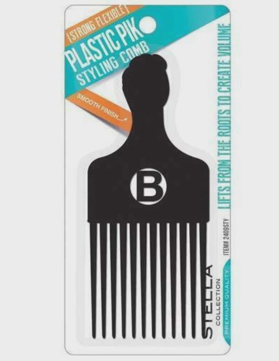 Stella Collection Plastic Pik Styling Comb
