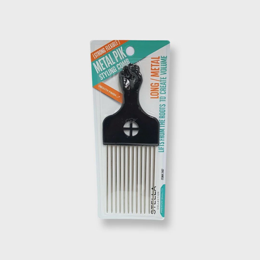 Long Metal Pik Styling Comb