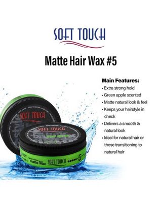 Soft Touch Matte Hair Wax nat control