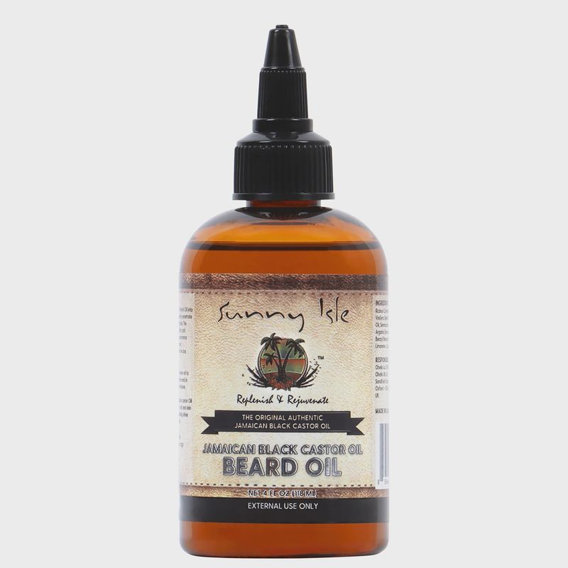 Sunny Isle Beard Oil with Black Castor Oil 2oz