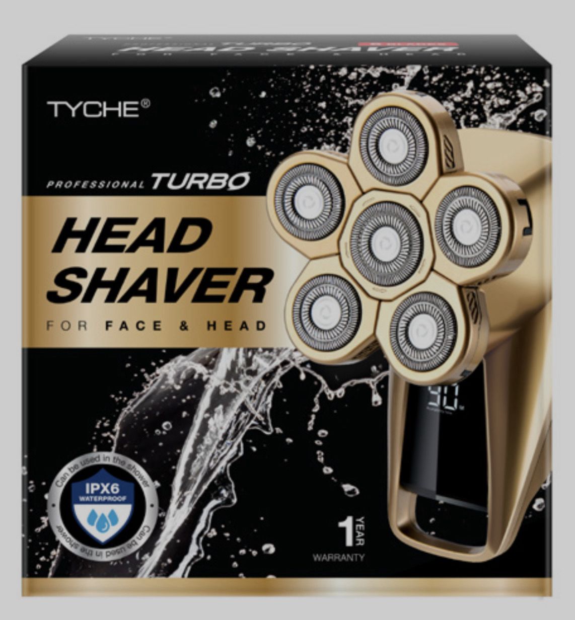 Tyche Turbo Head Shaver for Face &amp; Head