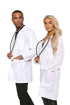 WickedFun Adult Deluxe Doctor Lab Coat