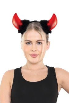 Wickedfun Devil Horns with Black Fur