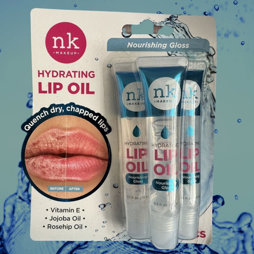 Nicka K Hydrating Lip Oil - Pack of 3