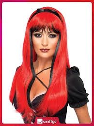 Bewitching wig Red