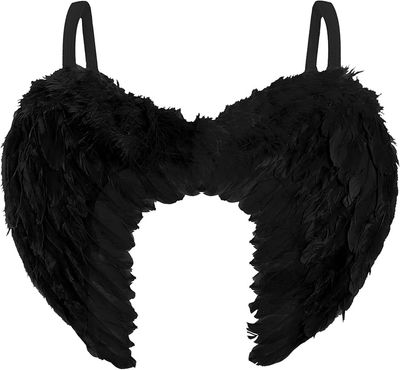 Wicked Fun Black Angel Wings