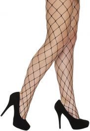 Wickedfun Black Fishnet Adult Stockings Pantyhose