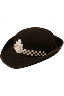 WickedFun Policewoman Black Felt Hat