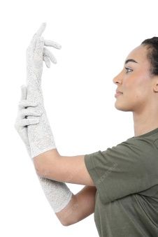 Wickedfun White Lace Gloves