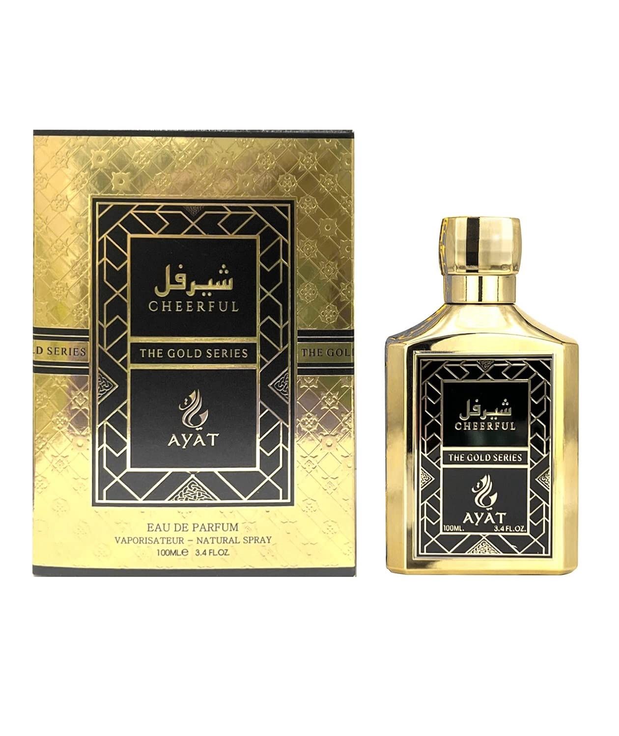 Eau de Parfum The Gold Series - CHEERFUL 100 ml - Arabian Fragrance for Men and Women