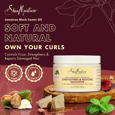 Shea Moisture Jamaican Black Castor Oil Smoothie, 12 oz