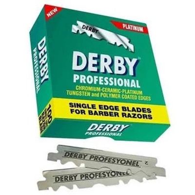 Derby Professional Single Edge Blade Green -100 pcs