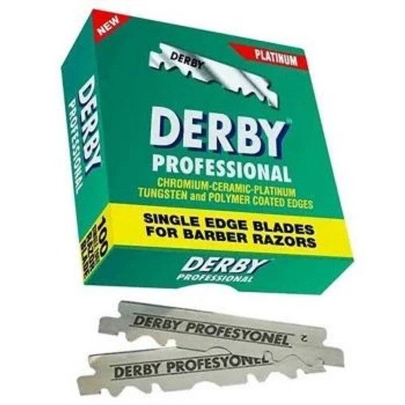 Derby Professional Single Edge Blade Green -100 pcs