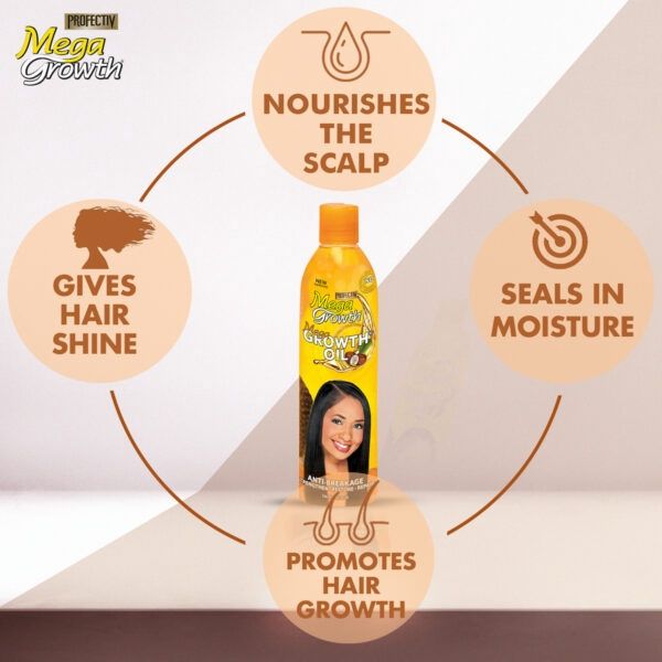 Mega growth Hair Oil 8oz
