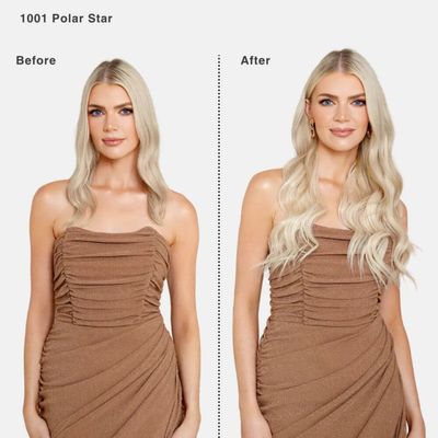 Stranded 20&quot; One Piece Wand Wave Clip-in Hair Extension