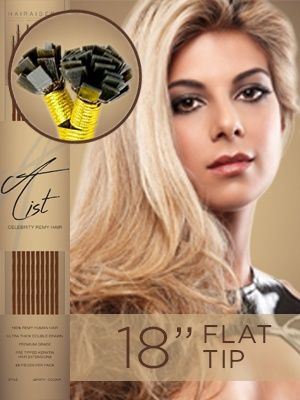 Pre Bonded Hair Extensions.