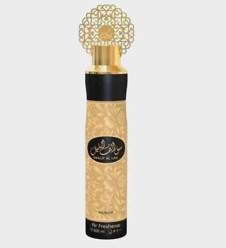 NUSUK SWALIF AL LAIL AIR FRESHENER SPRAY ARABIC HOME FRAGRANCE 300ml