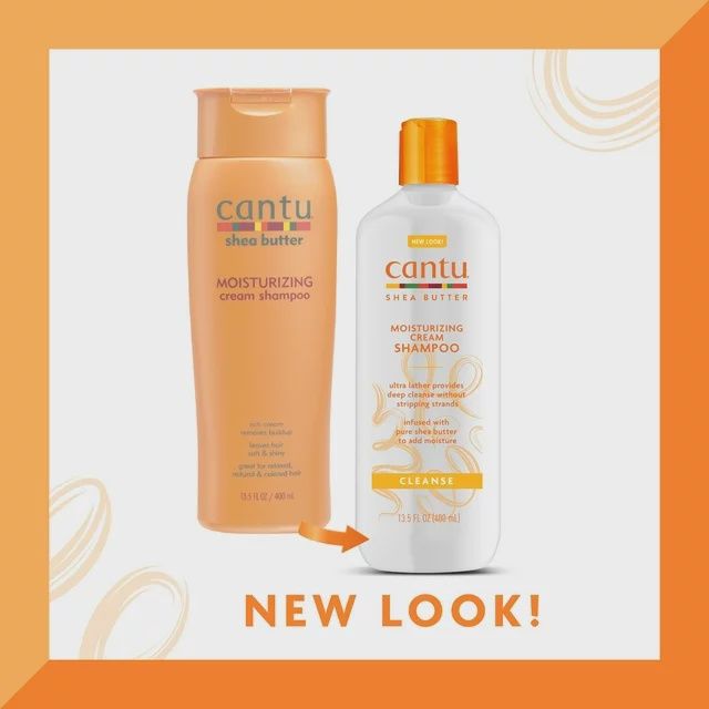 Cantu Shea Butter Moisturizing Cream Shampoo - 13.5 fl oz