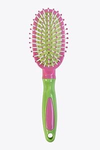 Mini Neon Cushion Hair Brush