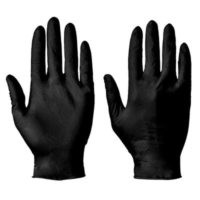 Black Nitrile Gloves Powder Free (100 pcs)