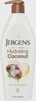 Jergens Hydrating Coconut Moisturizer For Visible Soft Skin 16.8oz