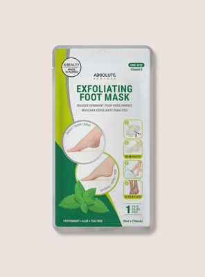 Exfoliating Foot Mask Peppermint+Aloe+Tea Tree