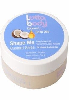 Lottabody Coconut Shea Custard Gelee for Long Lasting Hold, 7 Oz