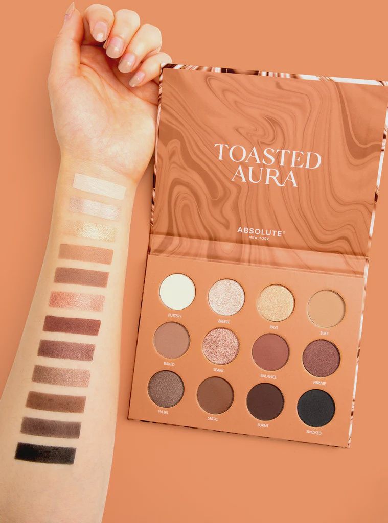Absolute New York Eyeshadow Palette, colour: Toasted Aura