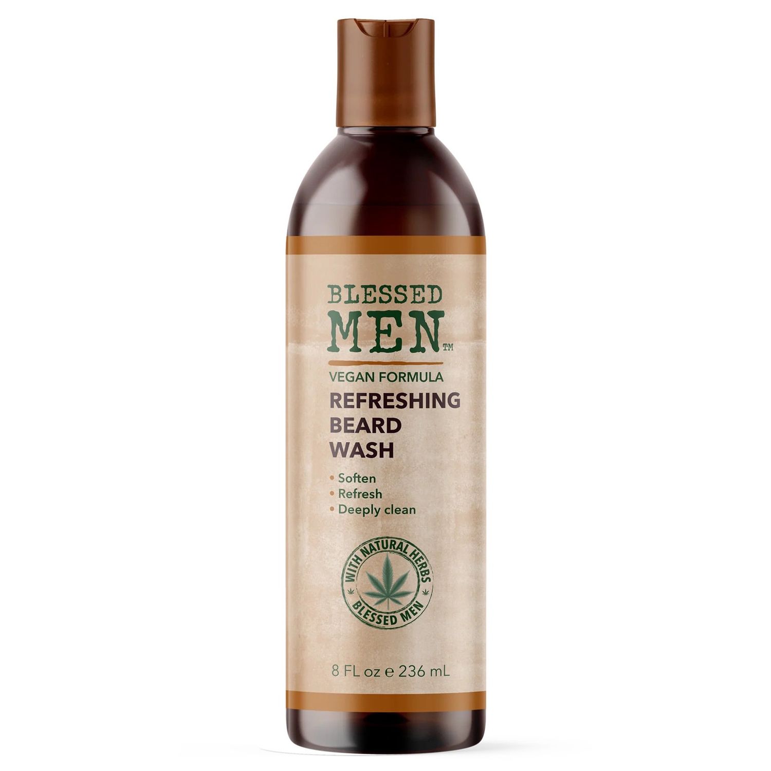 BLESSED MEN Refreshing Beard Wash (8oz)