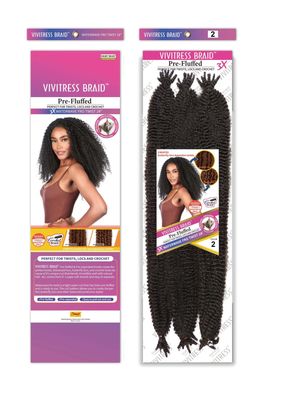 Vivitress Pre fluffed Water wave Fro TWist 2