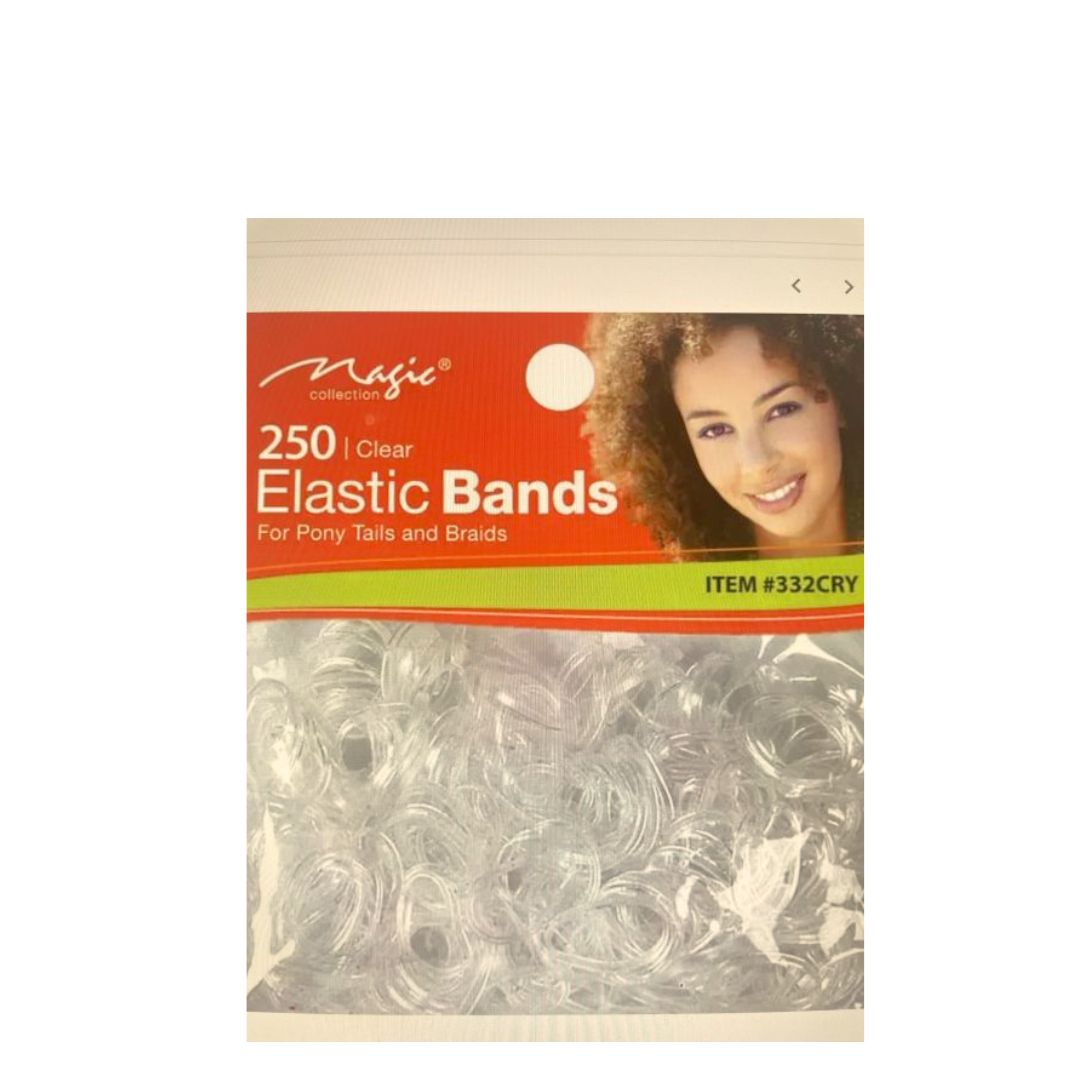 Magic Collection 250 Elastic Bands for Ponytails and Braids #332CRY