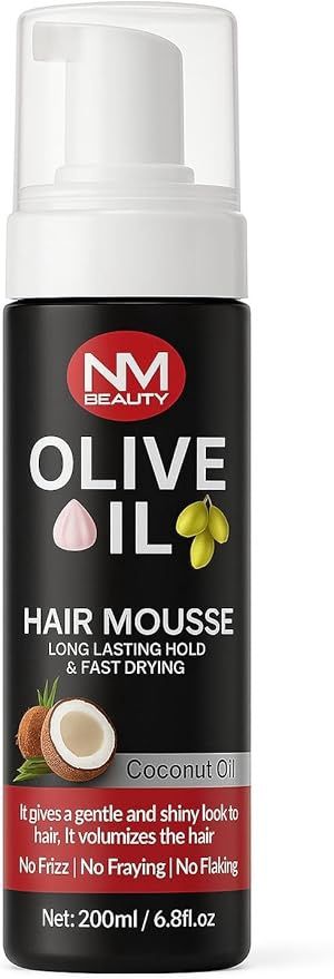 Hair Styling Keratin Hair Mousse With Coconut, 200ml