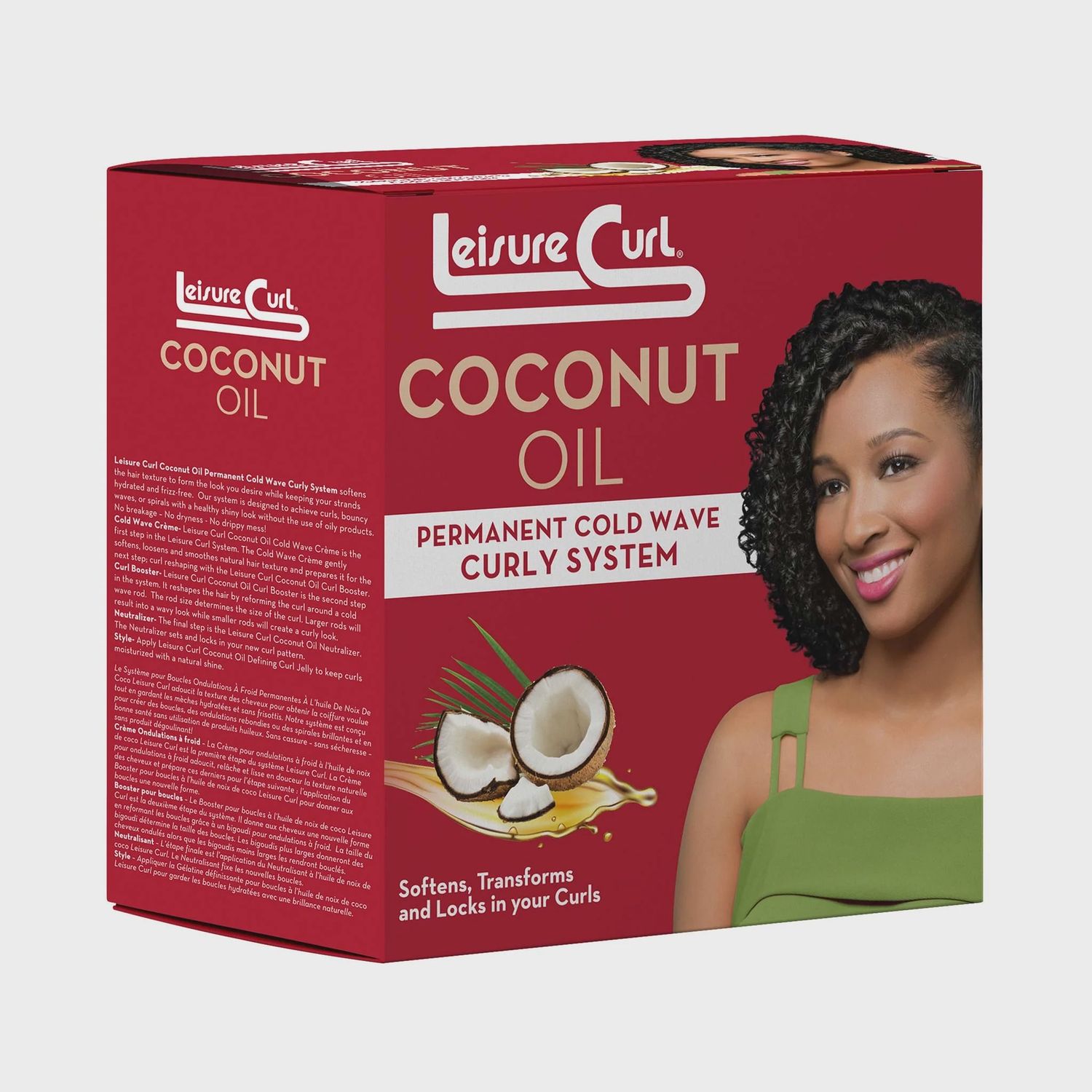 Leisure Curl Coconut Oil Permanent Cold Wave Curly System