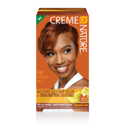 Creme of Nature Moisture-Rich Hair Colour with Shea Butter Conditioner - Spiced Red C32