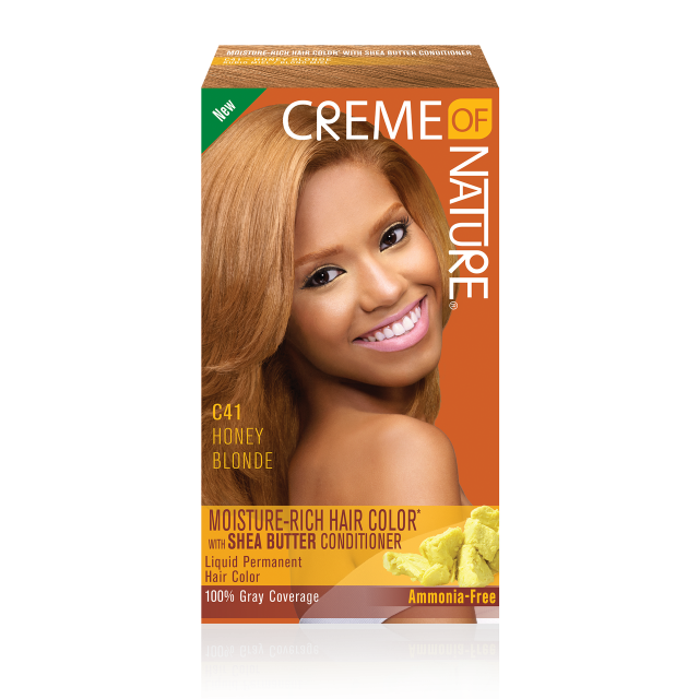 Creme of Nature Moisture-Rich Hair Colour with Shea Butter Conditioner - Honey Blonde C41