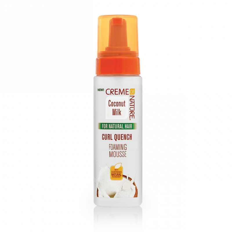Creme Of Nature Coconut Milk Curl Quench Foaming Mousse 7 Oz