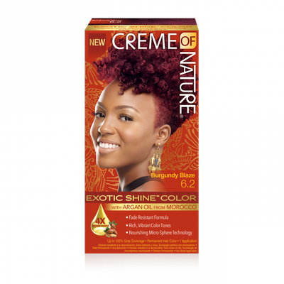Creme of Nature Exotic Shine Hair Colour with Argan Oil  - Burgundy Blaze 6.2