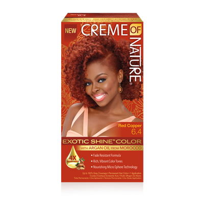 Creme of Nature Exotic Shine Hair Colour with Argan Oil - Red Copper 6.4