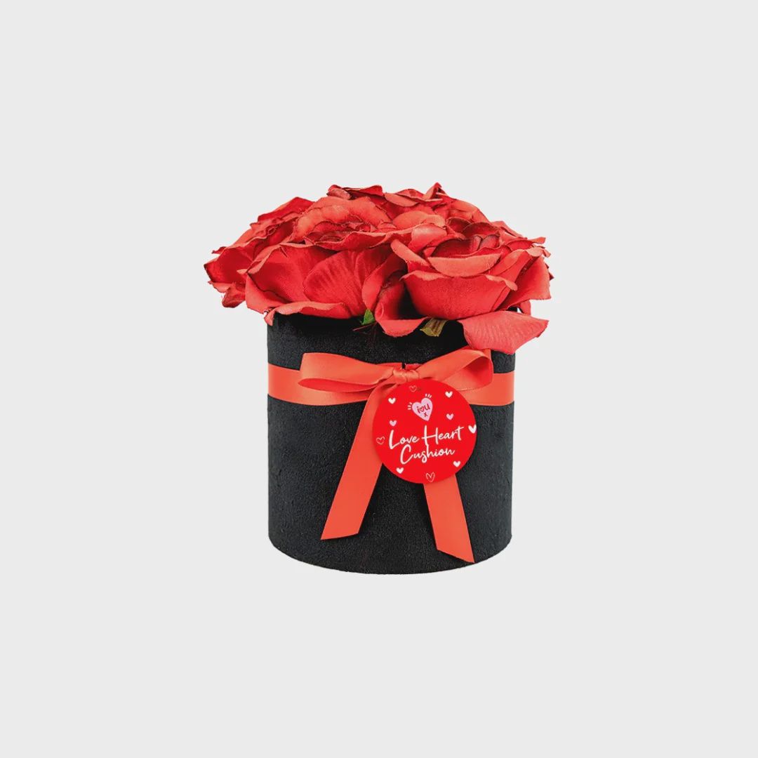 Artificial Flowers Gift Box 22cm x 19.5cm
