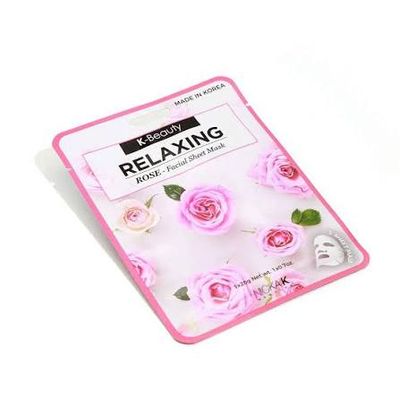 Facial Sheet Mask - Rose- K Beauty