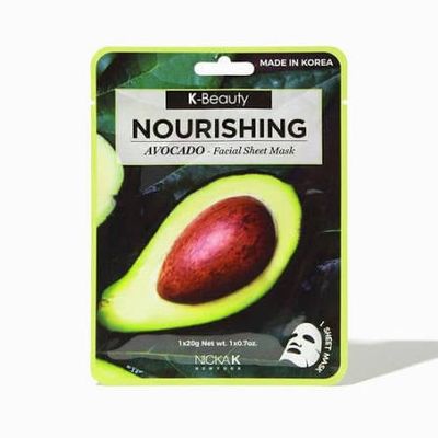 Nicka K Beauty Nutritious Avocado Mask Sheet