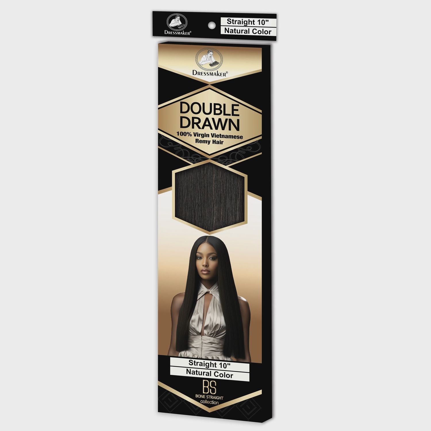 Dressmaker 100% virgin vietnamese bone straight double drawn remy hair