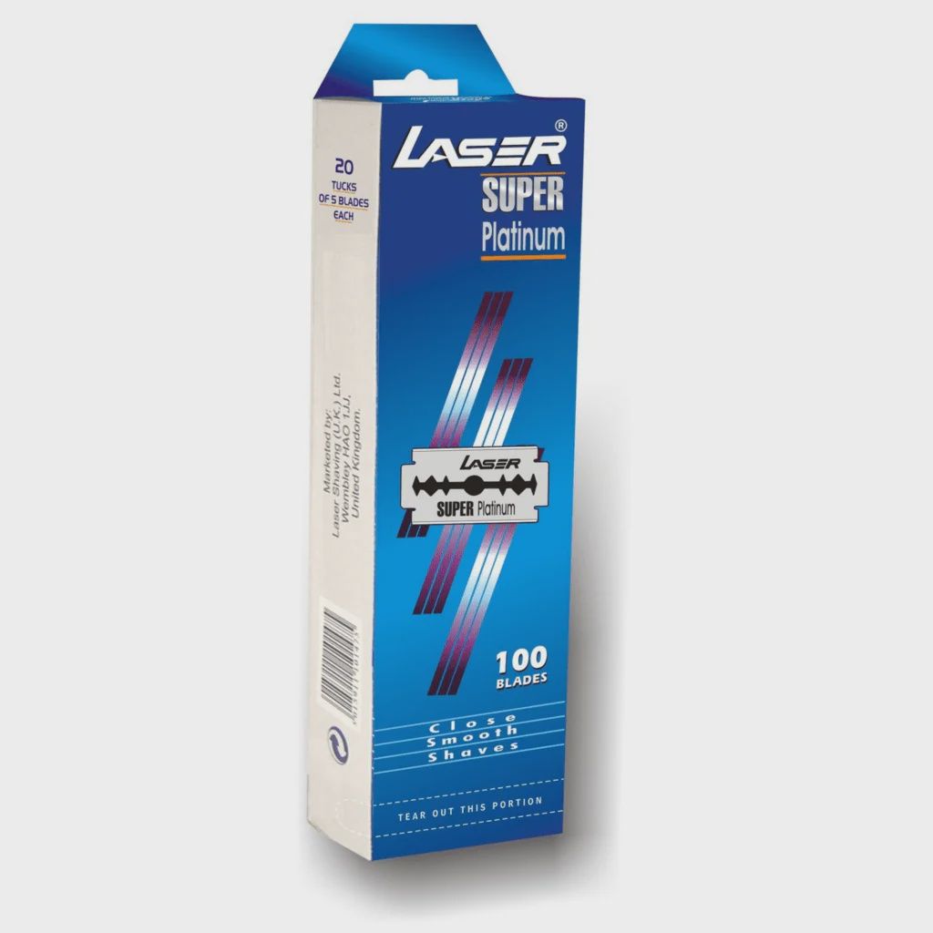 100x Laser Double Edge Blades Pillar 20 Tucks