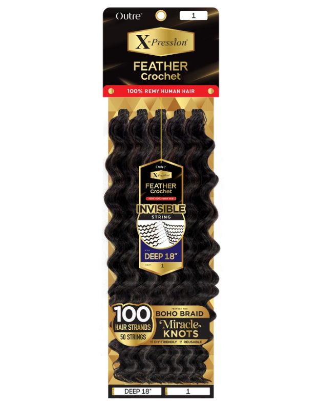 Outre X-Pression Remi Feather Crochet - Deep